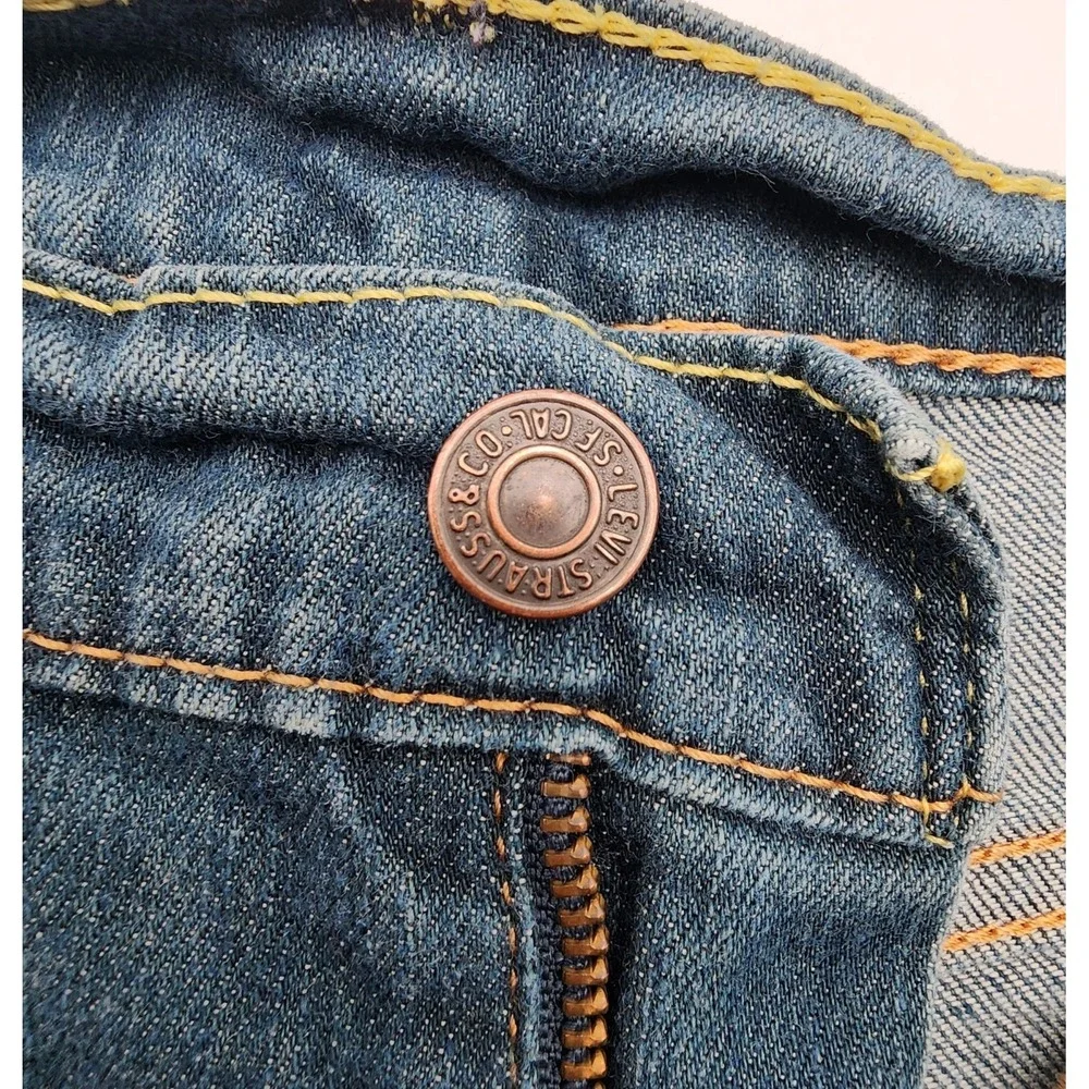 Levi's‎ 511 Jeans Mens 34x30 Blue Slim Fit Dark Wash Denim